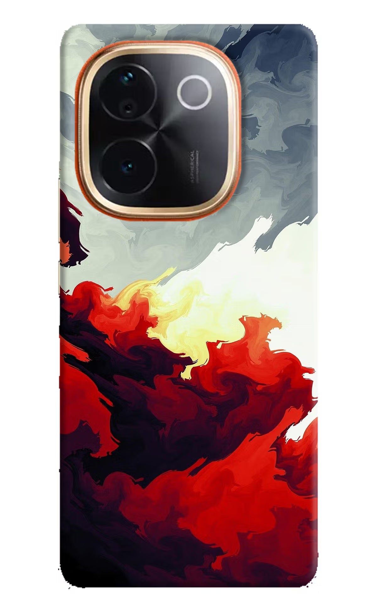 Fire Cloud Vivo T3 Pro 5G Hard Case Back Cover by Casekaro