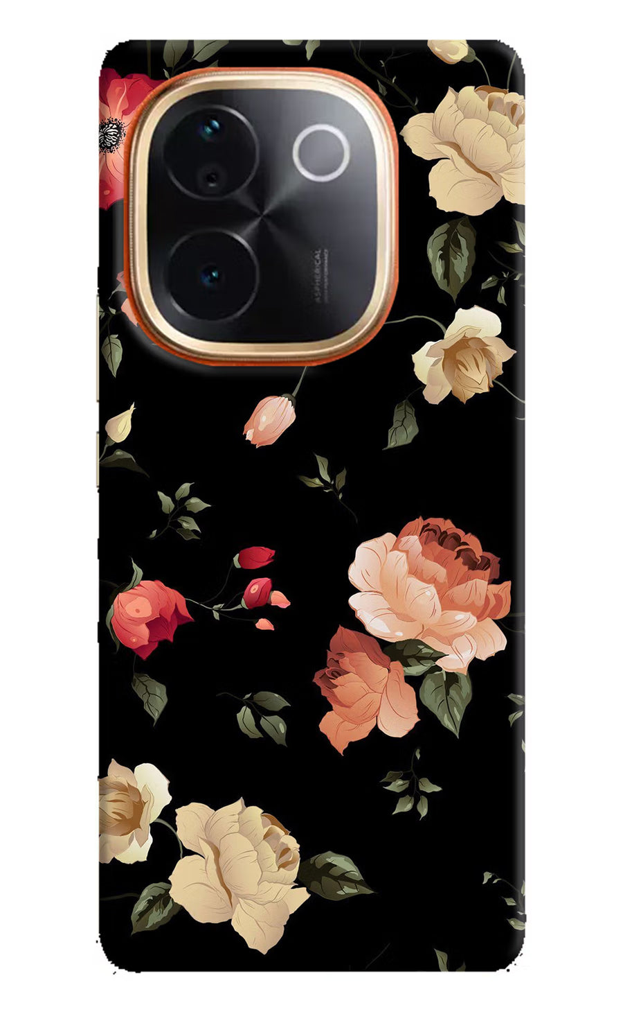 Flowers Vivo T3 Pro 5G Back Cover, Hard case