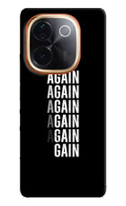 Again Again Gain Vivo T3 Pro 5G Hard Case Back Cover by Casekaro