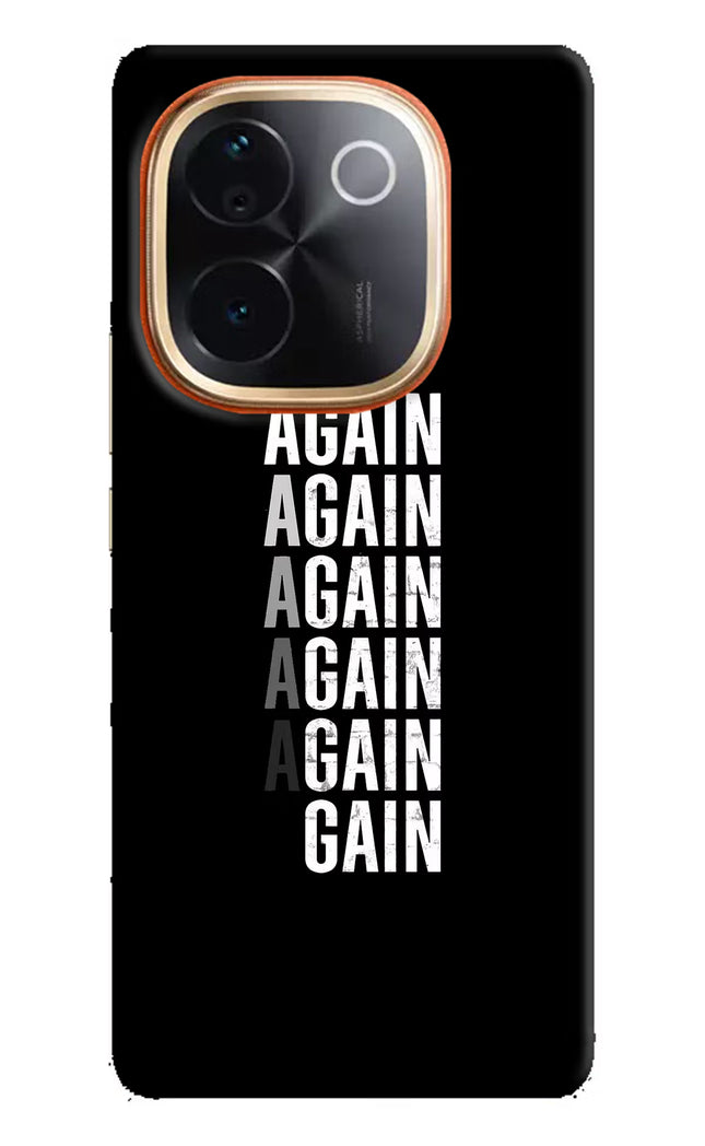 Again Again Gain Vivo T3 Pro 5G Hard Case Back Cover by Casekaro