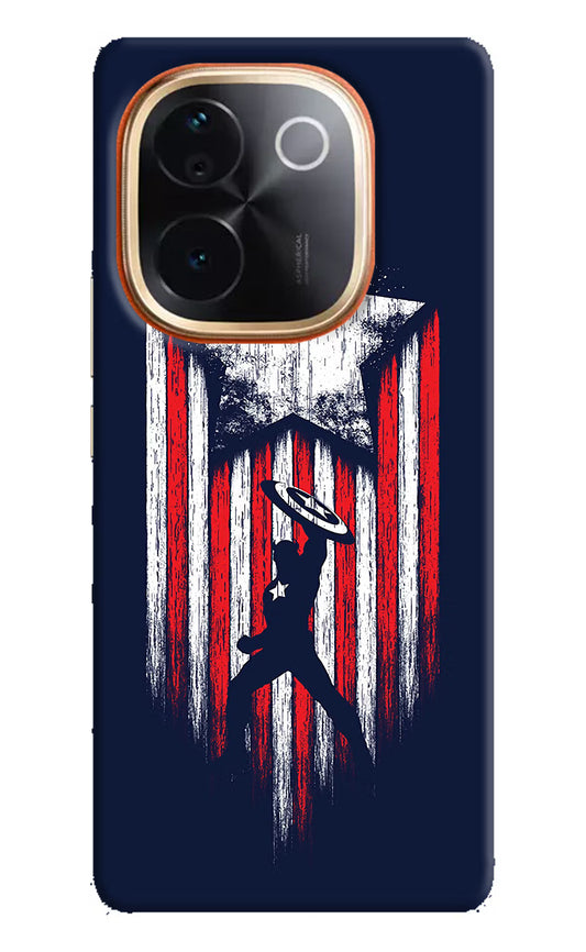 Captain America Marvel Art Vivo T3 Pro 5G Hard Case Back Cover by Casekaro