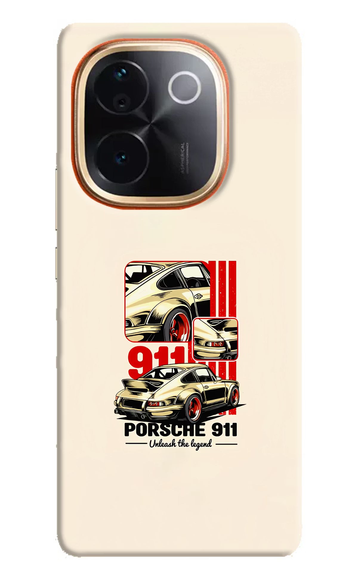 Classic Porsche 911 Vivo T3 Pro 5G Hard Case Back Cover by Casekaro