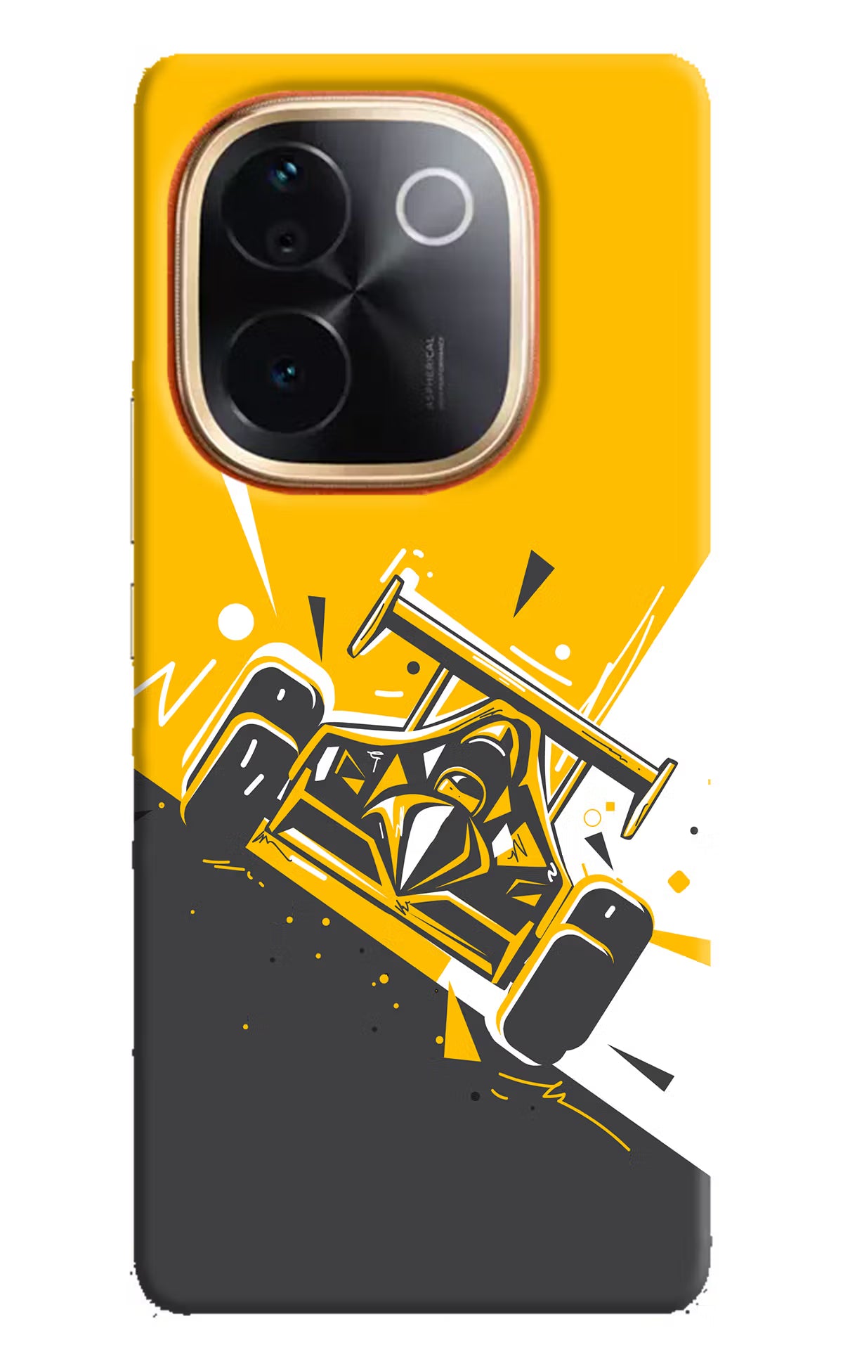 Track King Vivo T3 Pro 5G Hard Case Back Cover by Casekaro