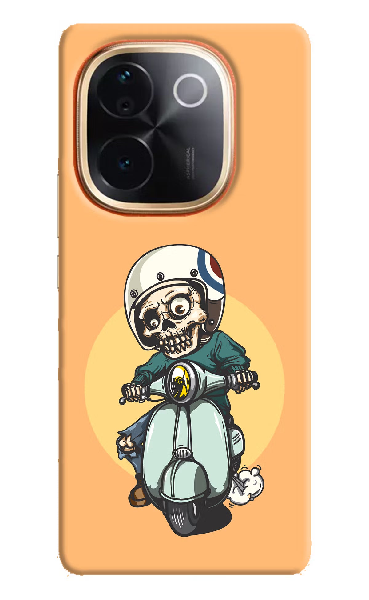 Undead Biker Vivo T3 Pro 5G Hard Case Back Cover by Casekaro