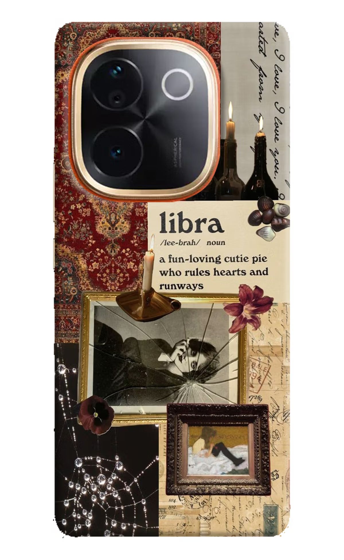 Libra Zodiac Vivo T3 Pro 5G Hard Case Back Cover by Casekaro