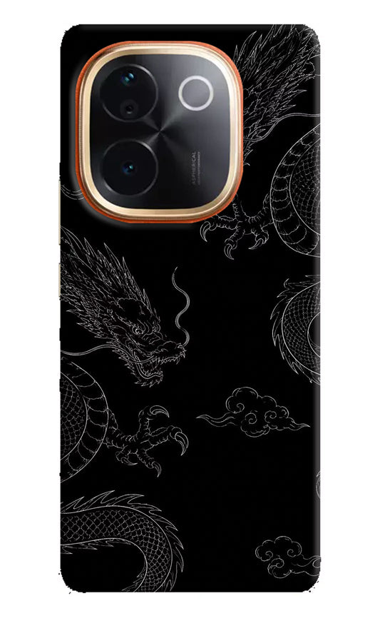 Twin Dragons Vivo T3 Pro 5G Hard Case Back Cover by Casekaro