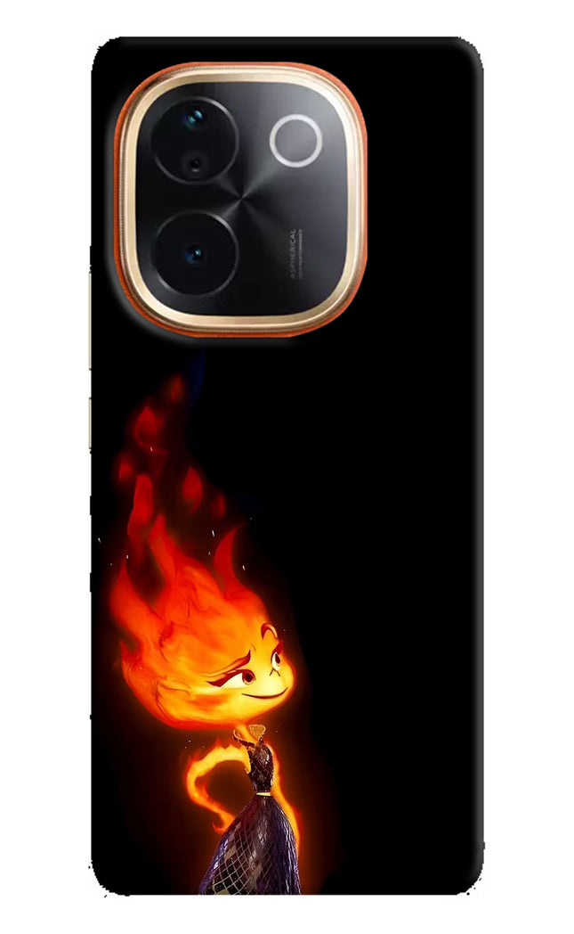 Ember Flame Vivo T3 Pro 5G Hard Case Back Cover by Casekaro