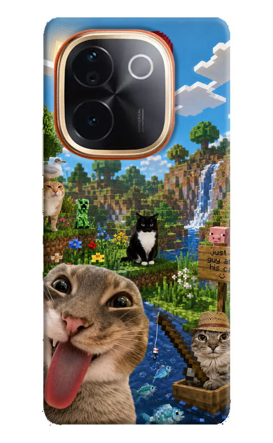 Minecraft Cat Chaos Vivo T3 Pro 5G Hard Case Back Cover by Casekaro