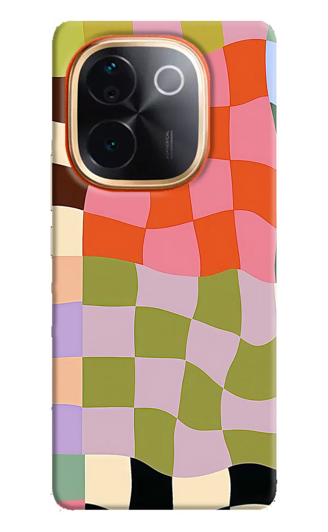 Wavy Grid Vivo T3 Pro 5G Hard Case Back Cover by Casekaro
