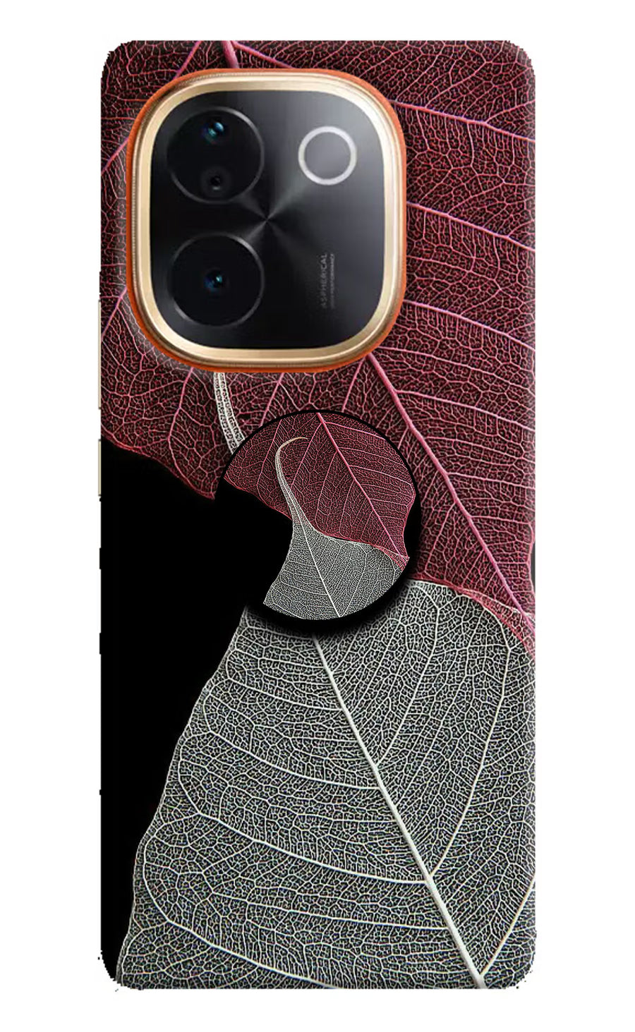 Leaf Pattern Vivo T3 Pro 5G Pop Case, Hard case