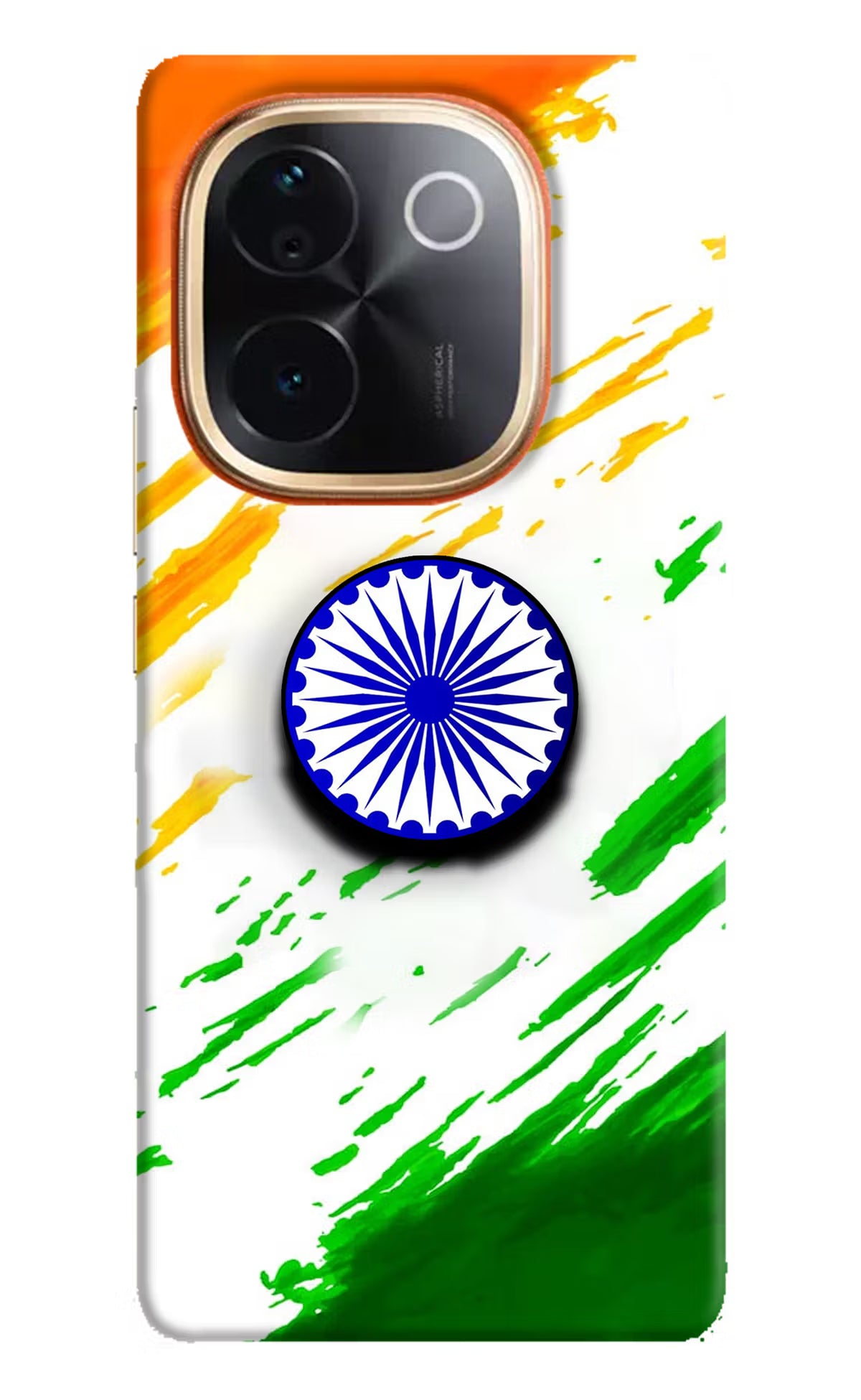 Indian Flag Ashoka Chakra Vivo T3 Pro 5G Pop Case by Casekaro