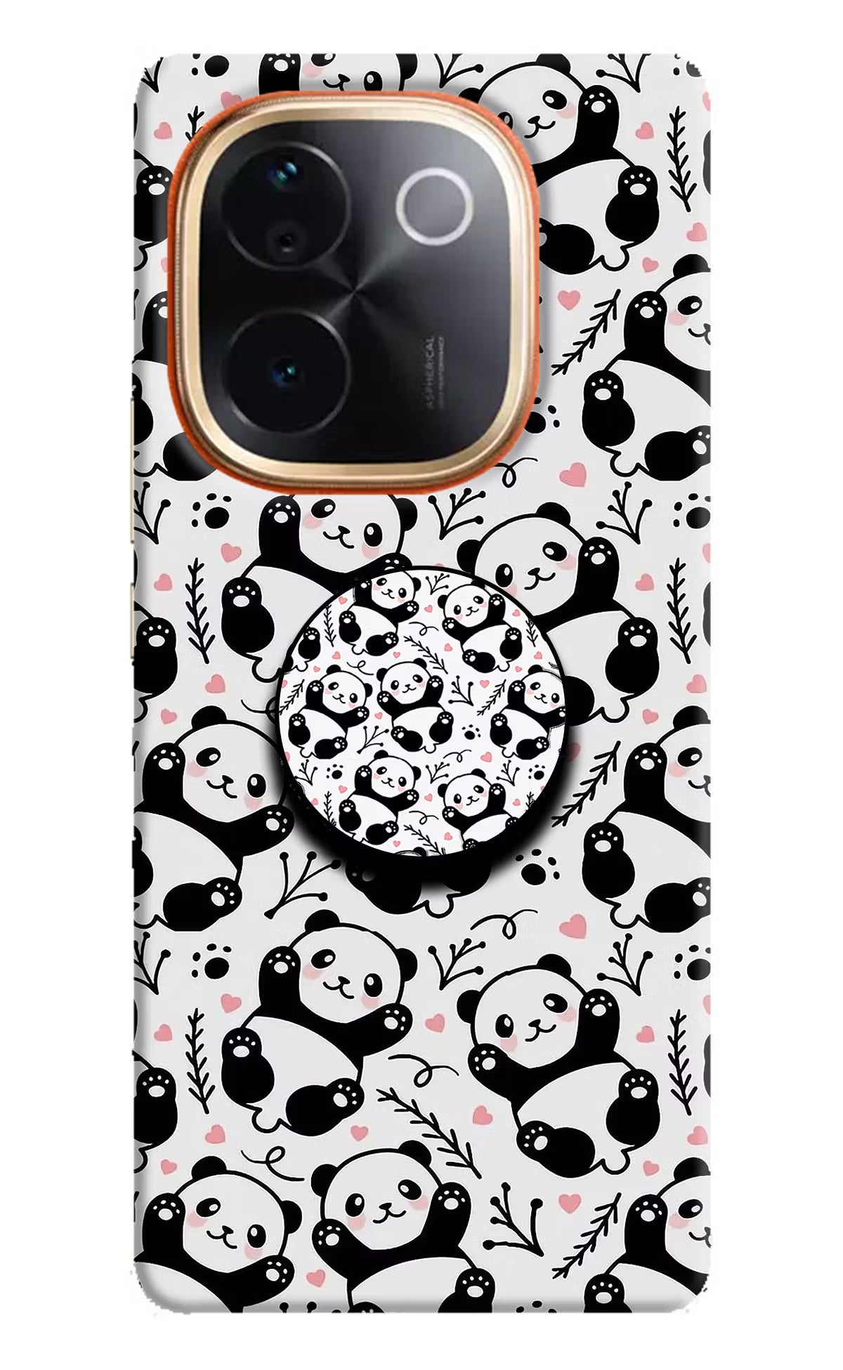 Cute Panda Vivo T3 Pro 5G Pop Case by Casekaro