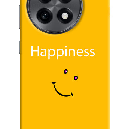 Happiness With Smiley OnePlus 13R Hard Case Back Cover by Casekaro