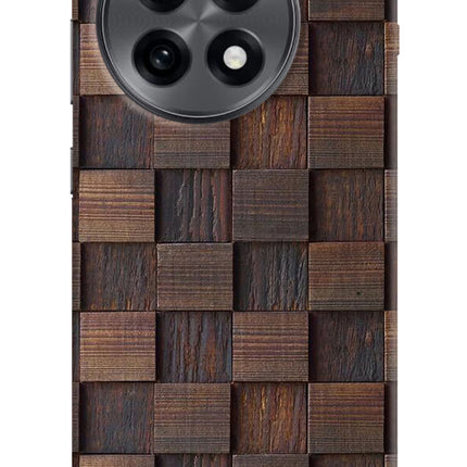 Wooden Cube Design OnePlus 13R Hard Case Back Cover by Casekaro