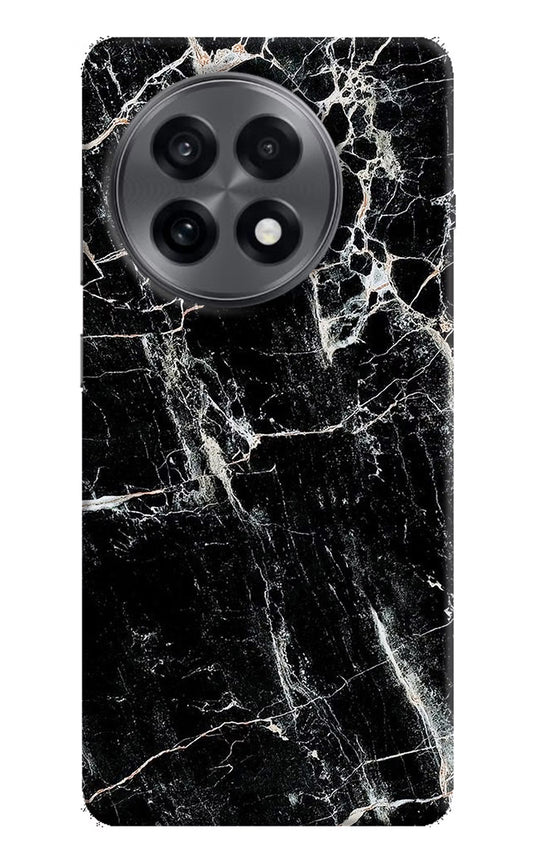 Black Marble Texture OnePlus 13R Hard Case Back Cover by Casekaro