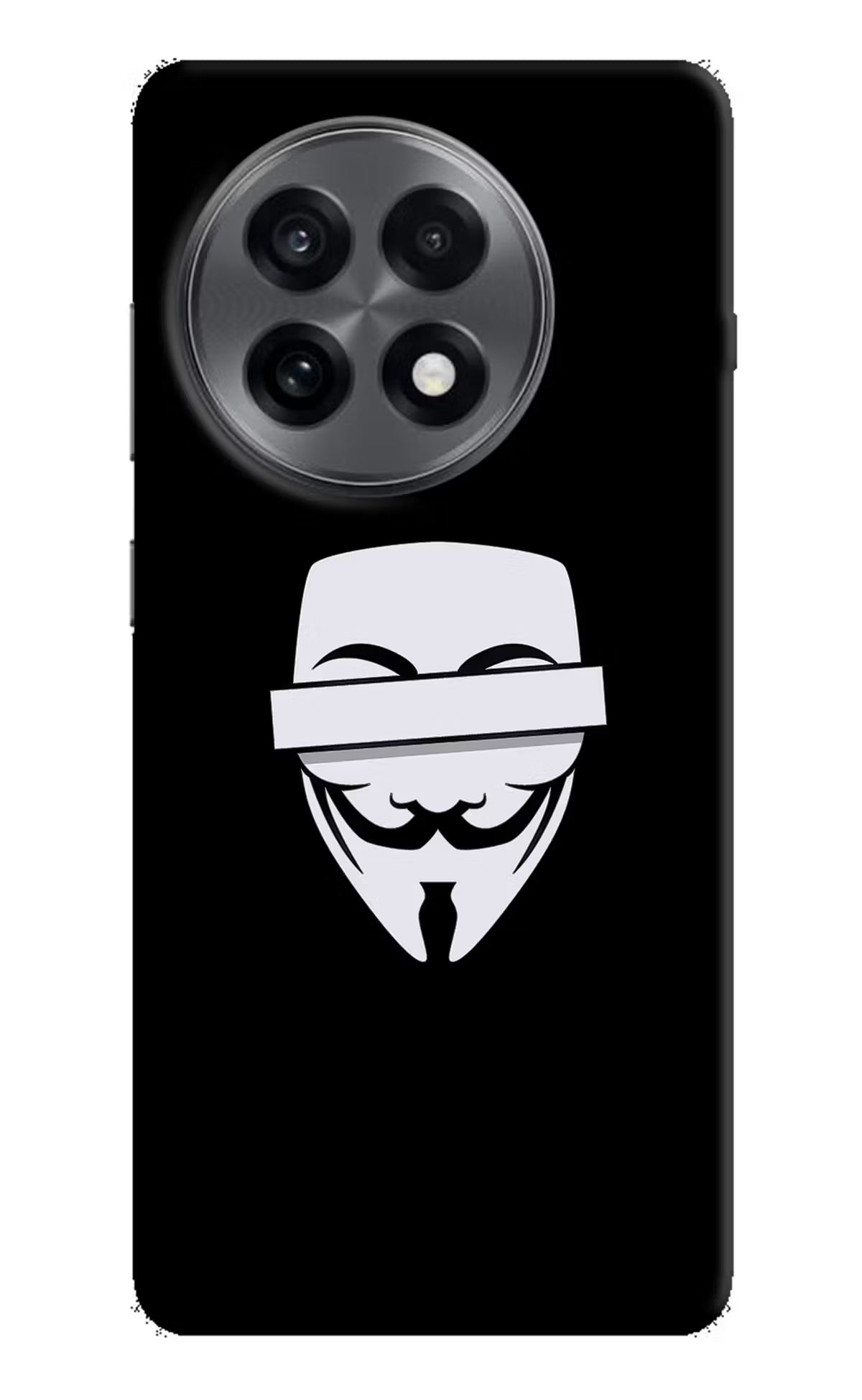 Anonymous Face OnePlus 13R Hard Case Back Cover by Casekaro