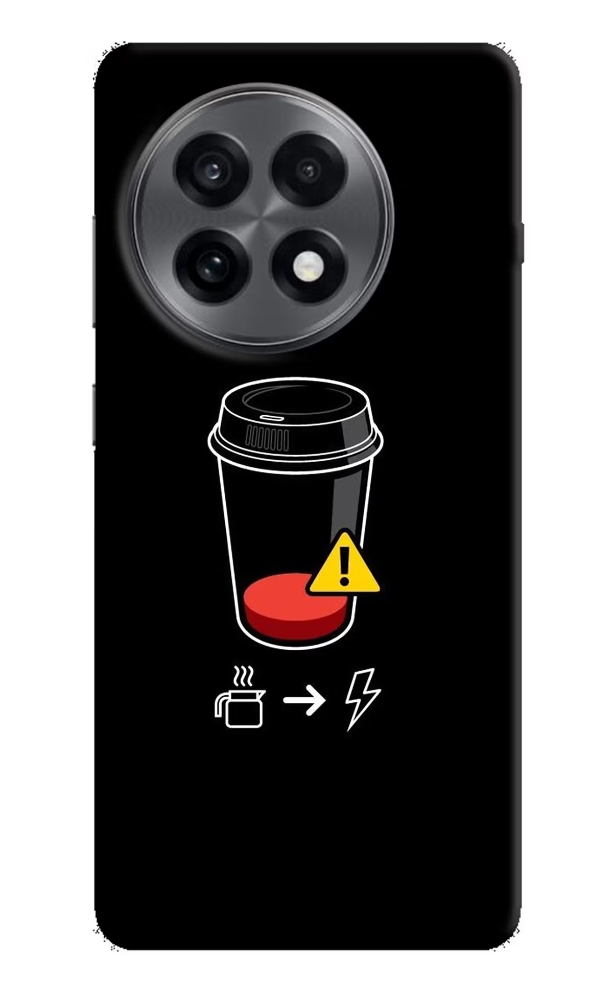 Coffee OnePlus 13R Hard Case Back Cover by Casekaro