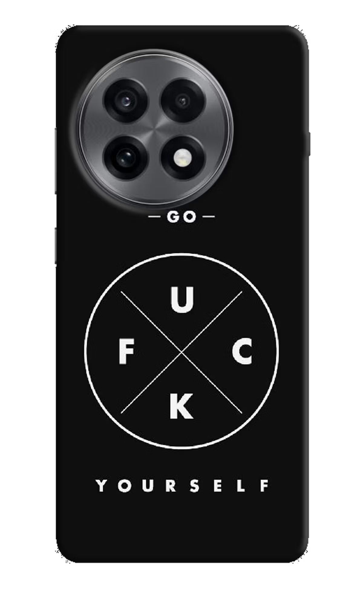 Go Fuck Yourself OnePlus 13R Hard Case Back Cover by Casekaro