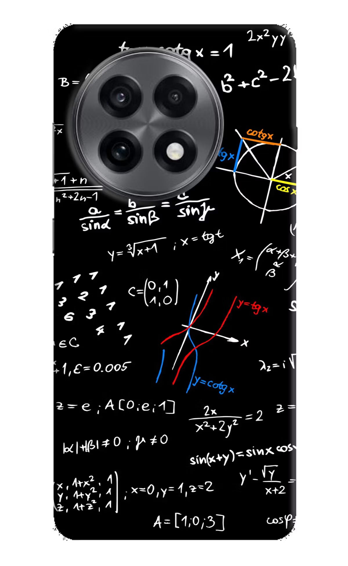Mathematics Formula OnePlus 13R Hard Case Back Cover by Casekaro