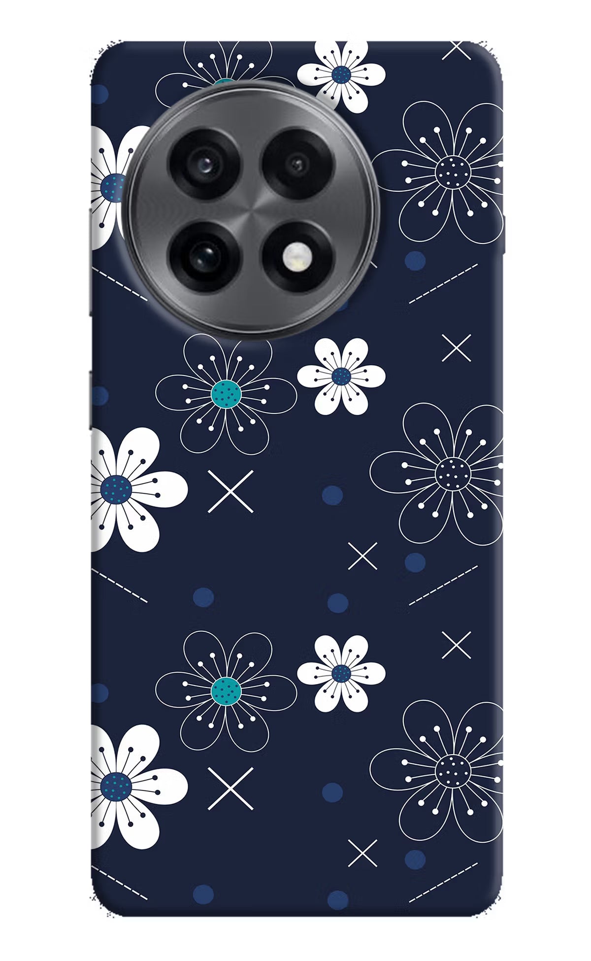Flowers OnePlus 13R Hard Case Back Cover by Casekaro