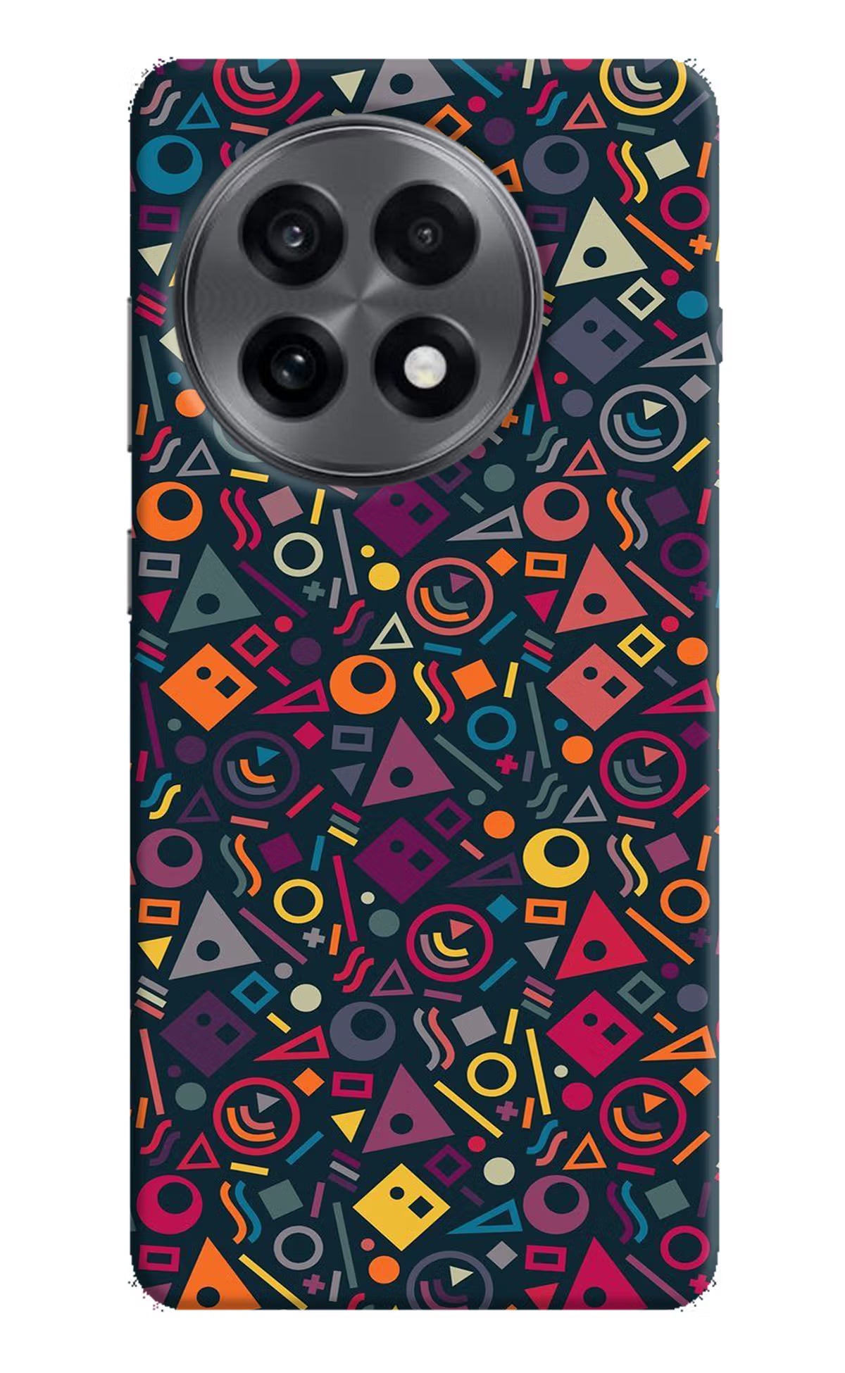Geometric Abstract OnePlus 13R Hard Case Back Cover by Casekaro