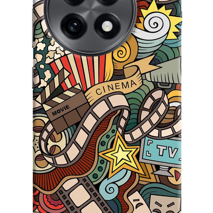Cinema Abstract OnePlus 13R Hard Case Back Cover by Casekaro