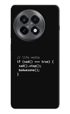Life Motto Code OnePlus 13R Hard Case Back Cover by Casekaro