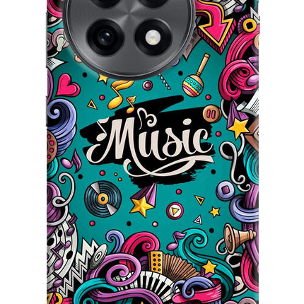 Music Graffiti OnePlus 13R Hard Case Back Cover by Casekaro