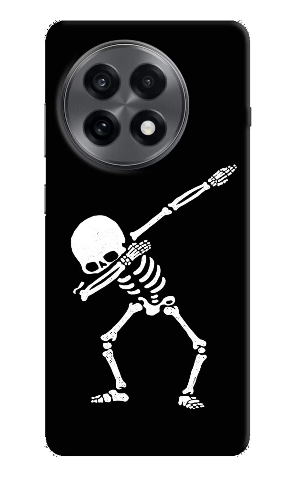 Dabbing Skeleton Art OnePlus 13R Hard Case Back Cover by Casekaro