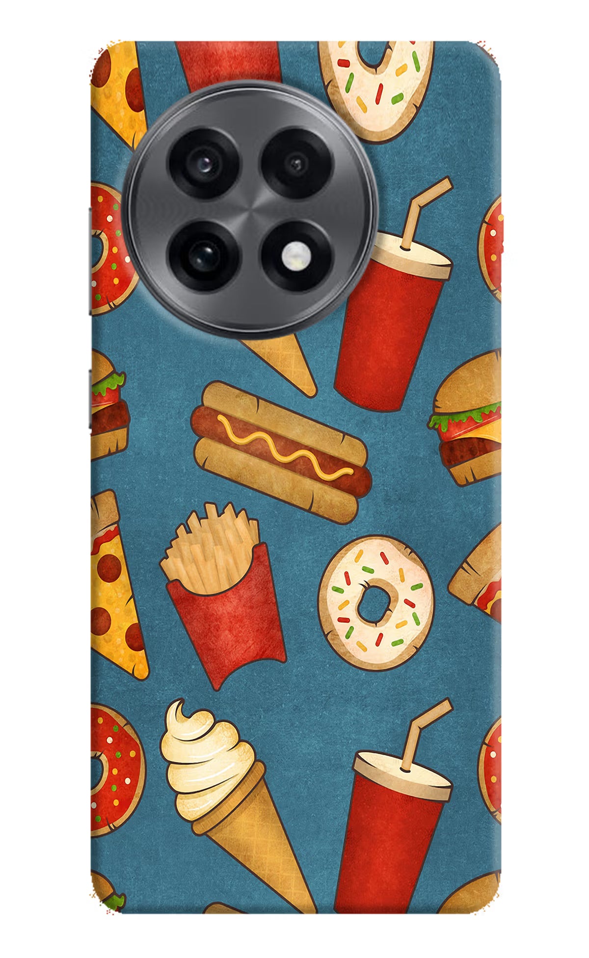 Foodie OnePlus 13R Hard Case Back Cover by Casekaro