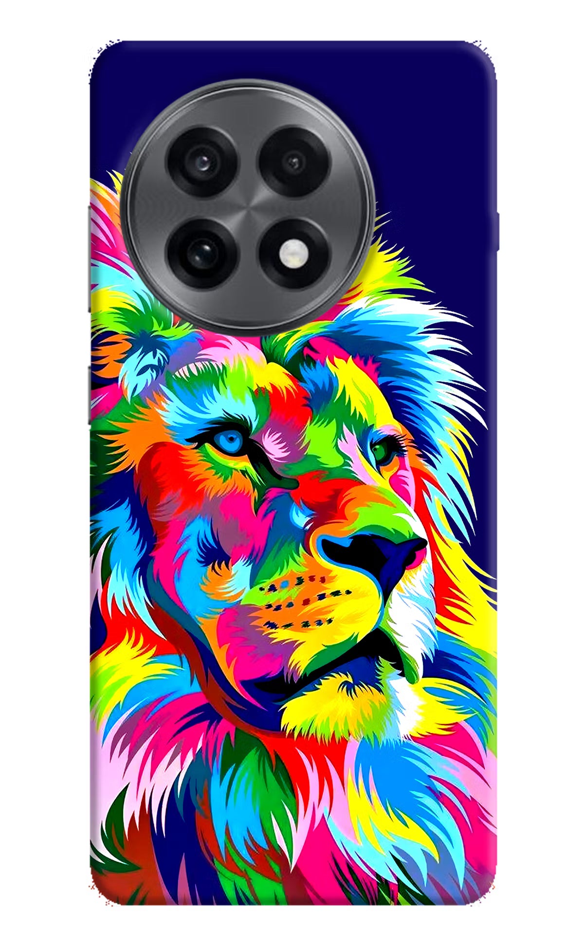 Vector Art Lion OnePlus 13R Hard Case Back Cover by Casekaro