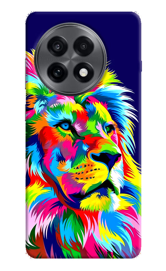 Vector Art Lion OnePlus 13R Hard Case Back Cover by Casekaro