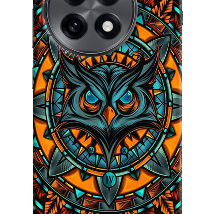 Angry Owl Art OnePlus 13R Hard Case Back Cover by Casekaro