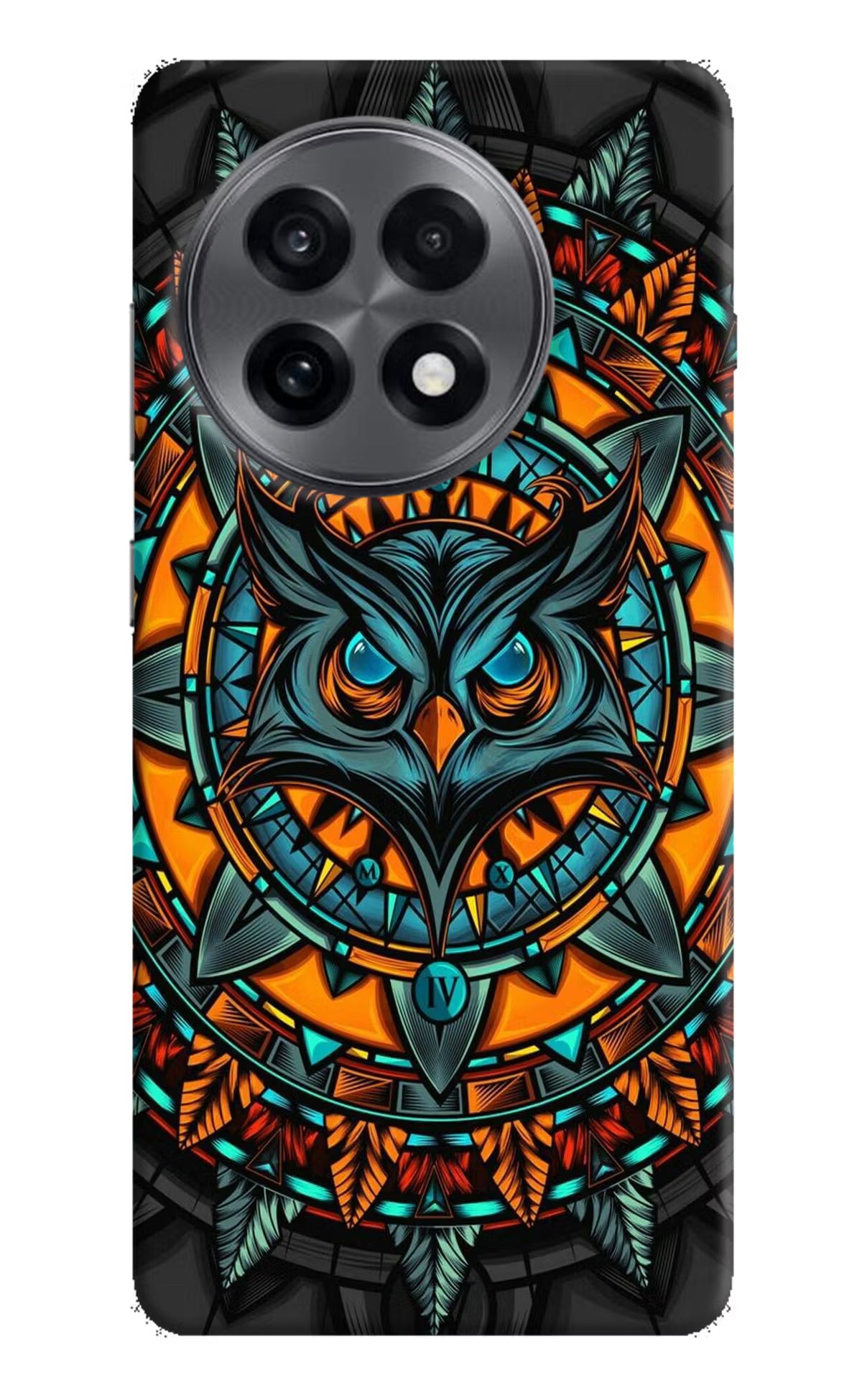 Angry Owl Art OnePlus 13R Hard Case Back Cover by Casekaro