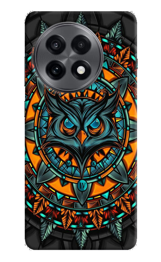 Angry Owl Art OnePlus 13R Hard Case Back Cover by Casekaro