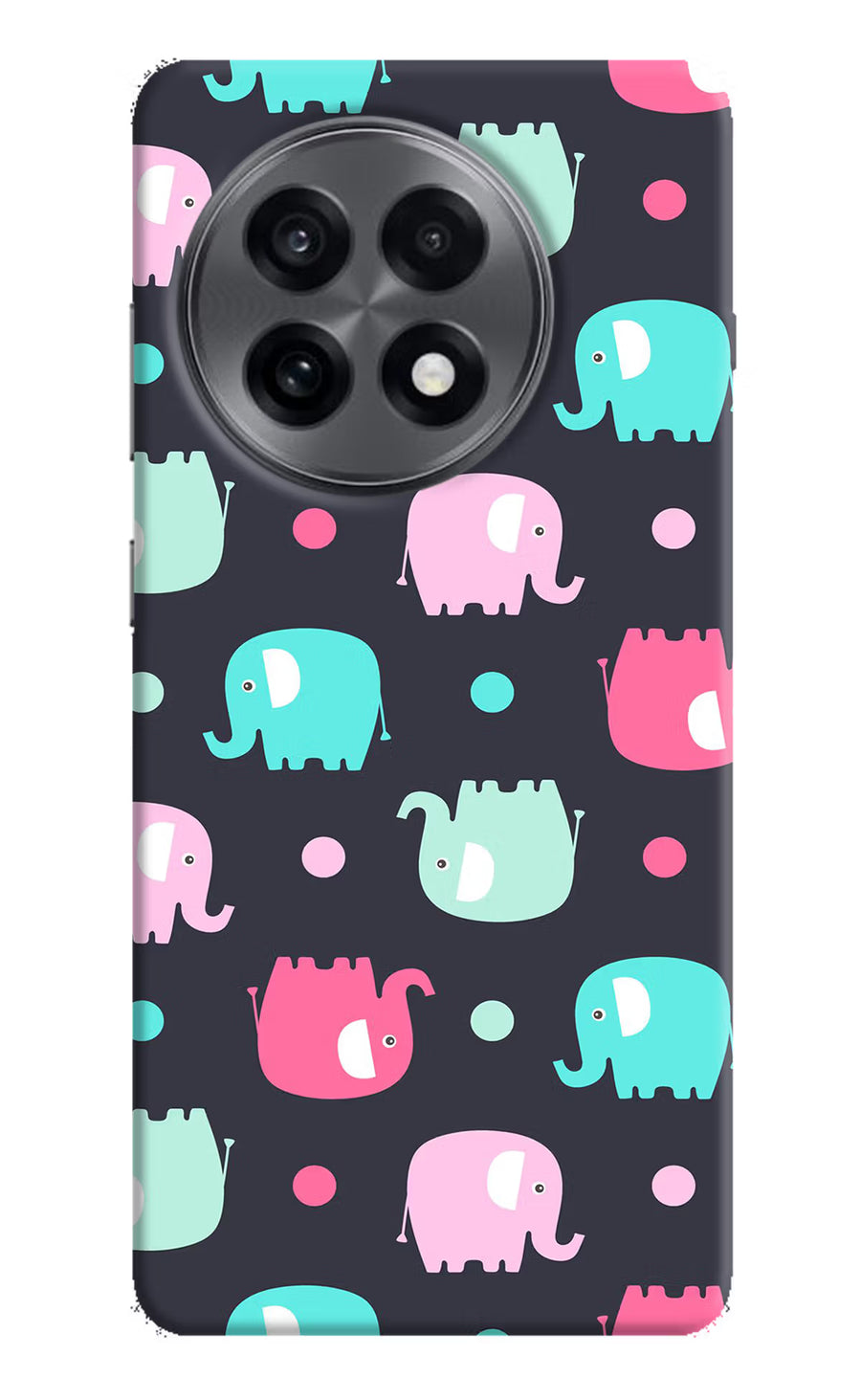 Elephants OnePlus 13R Back Cover, Hard case