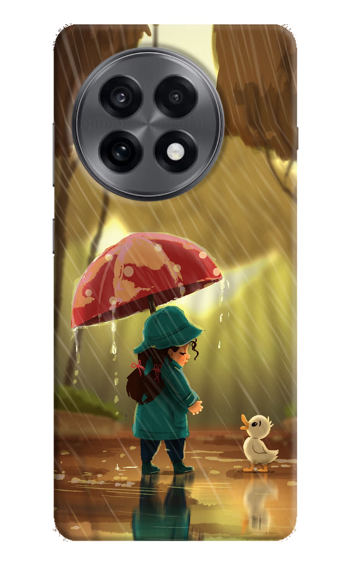 Rainy Day OnePlus 13R Hard Case Back Cover by Casekaro