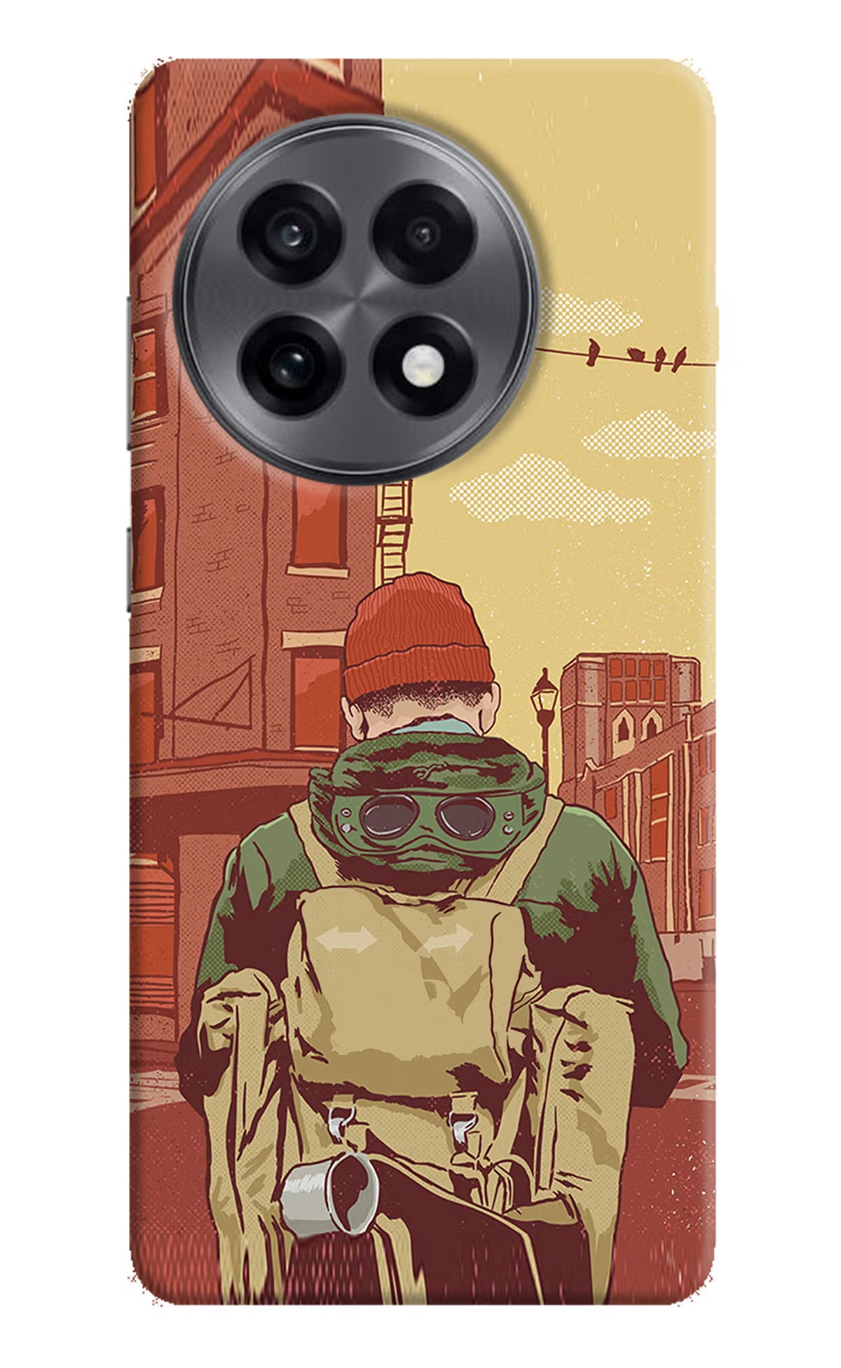 Adventurous OnePlus 13R Hard Case Back Cover by Casekaro