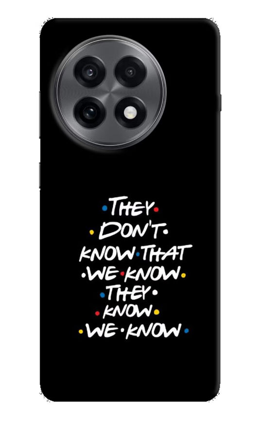 FRIENDS Dialogue OnePlus 13R Hard Case Back Cover by Casekaro
