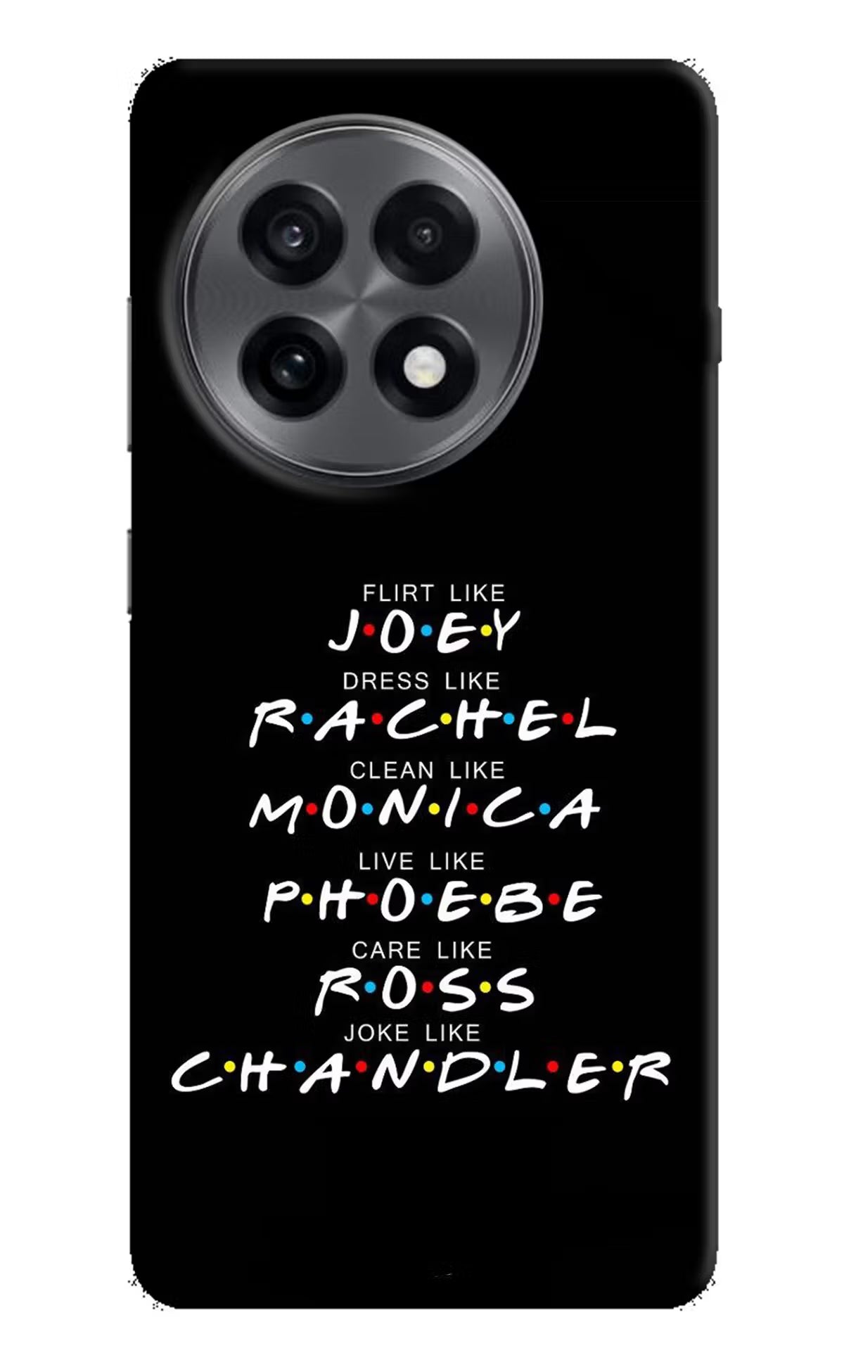 FRIENDS Character OnePlus 13R Hard Case Back Cover by Casekaro