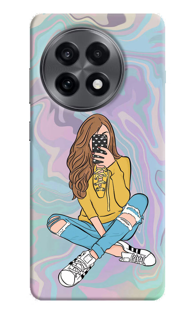 Selfie Girl OnePlus 13R Hard Case Back Cover by Casekaro