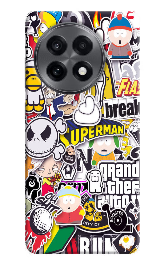 Sticker Bomb OnePlus 13R Hard Case Back Cover by Casekaro