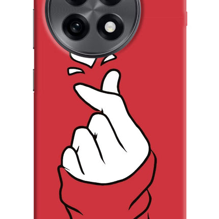 Korean Love Sign OnePlus 13R Hard Case Back Cover by Casekaro