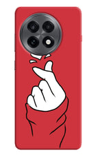 Korean Love Sign OnePlus 13R Hard Case Back Cover by Casekaro