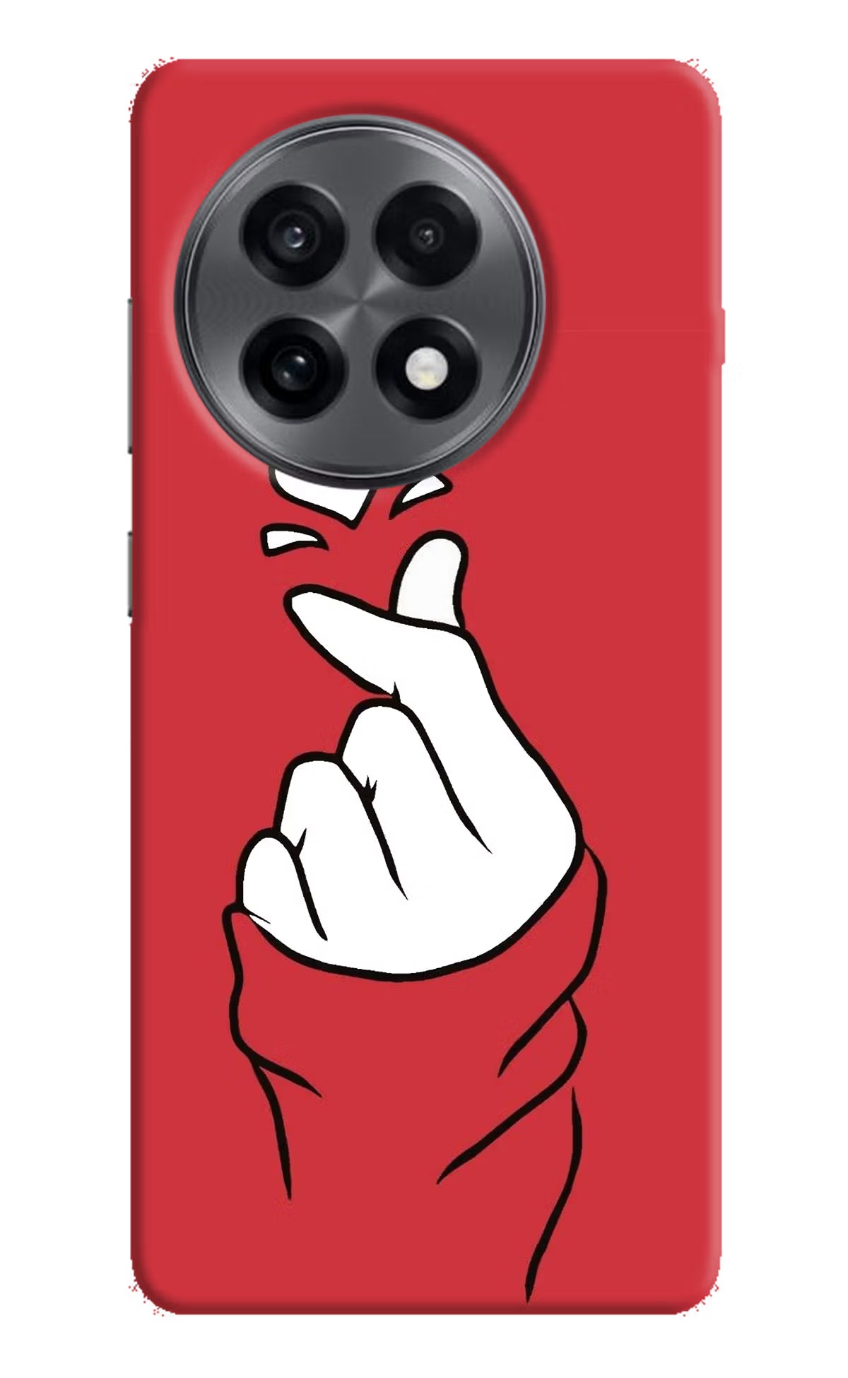 Korean Love Sign OnePlus 13R Hard Case Back Cover by Casekaro