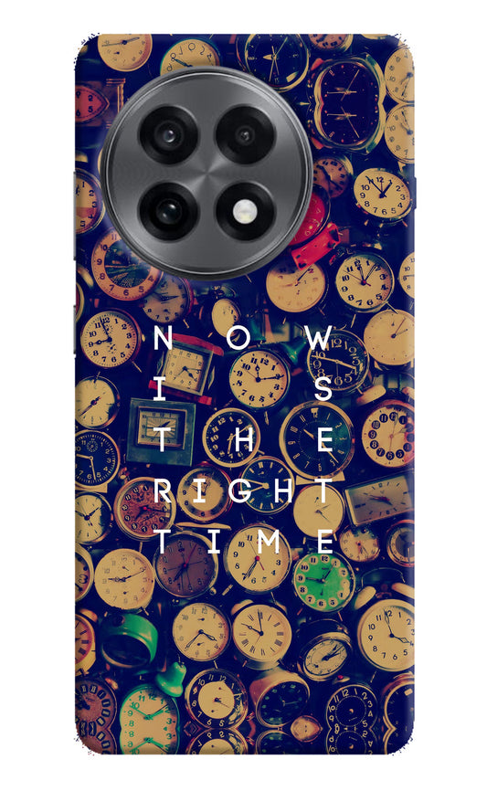 Now is the Right Time Quote OnePlus 13R Hard Case Back Cover by Casekaro