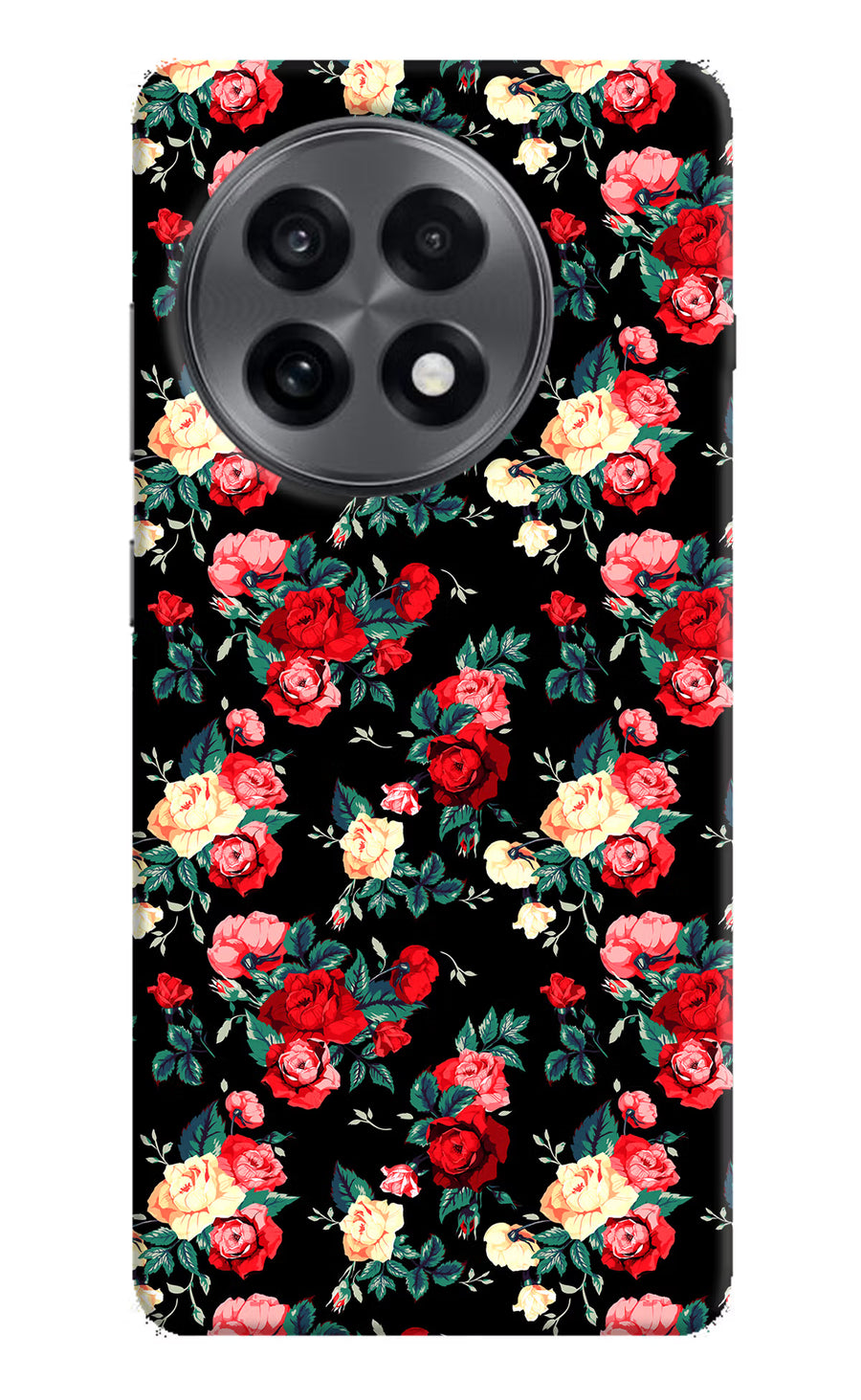 Rose Pattern OnePlus 13R Back Cover, Hard case
