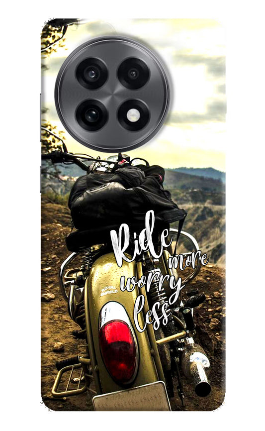 Ride More Worry Less OnePlus 13R Hard Case Back Cover by Casekaro