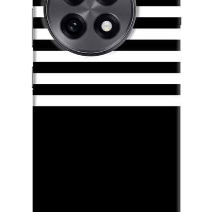 Black and White Print OnePlus 13R Hard Case Back Cover by Casekaro