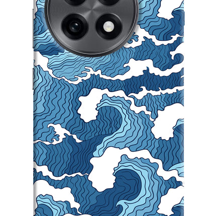 Blue Waves OnePlus 13R Hard Case Back Cover by Casekaro